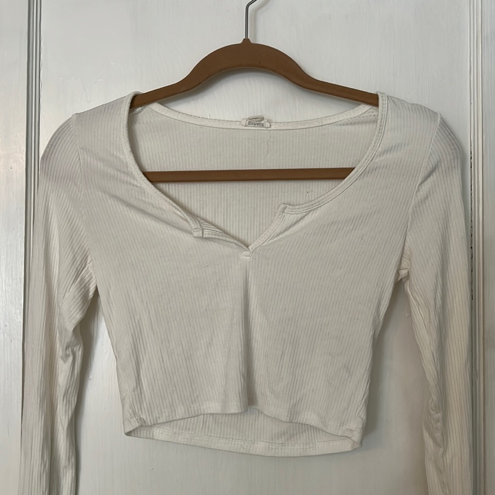 Long Sleeve White Top
